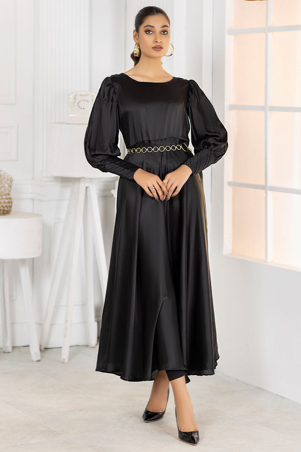 ikkat silk dress designs Pure Raw Silk Ikkat Weave Dress with Front Cutout | Made to Order