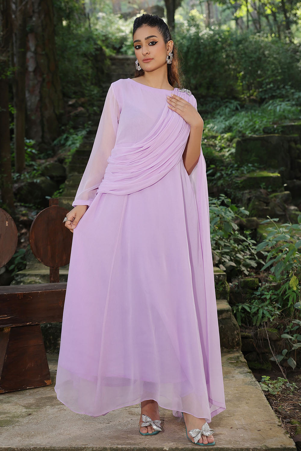 chiffon long wear