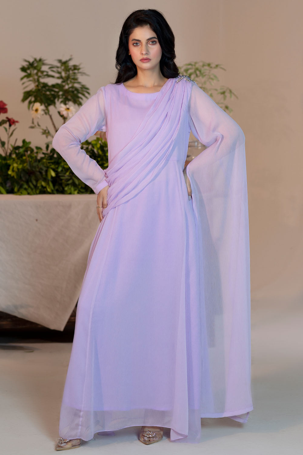 chiffon long wear