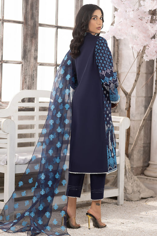 Mirror Embroidered Cotton Lawn Suit-2624
