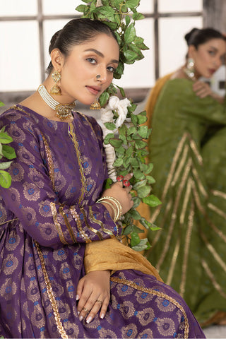 3 Piece Jacquard Suit- 2612