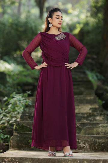 crinkle chiffon dresses pakistani Embroidered Crinkle Chiffon Salwar Kameez
