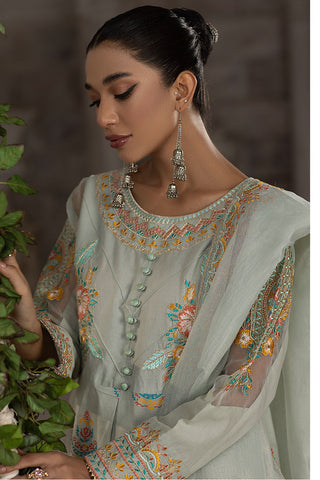 Embroidered Cotton Lawn Frock Suit -2602
