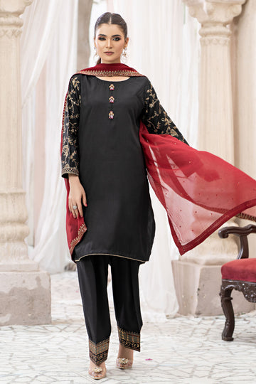 Embroidered Viscouse Shalwar Suite - 7086