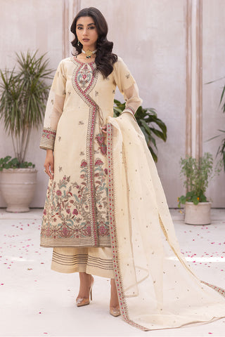 Embroidered Organza Suit 3PC -2682