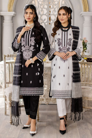 Embroidered Lawn Suit -2688
