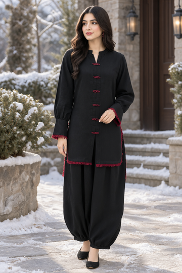 Black Dhanak 2pc -2825