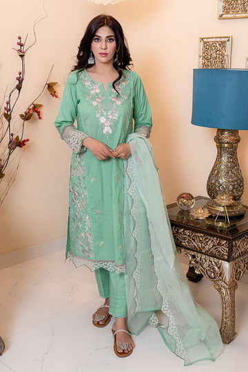 Embroidered Lawn Suit-2704