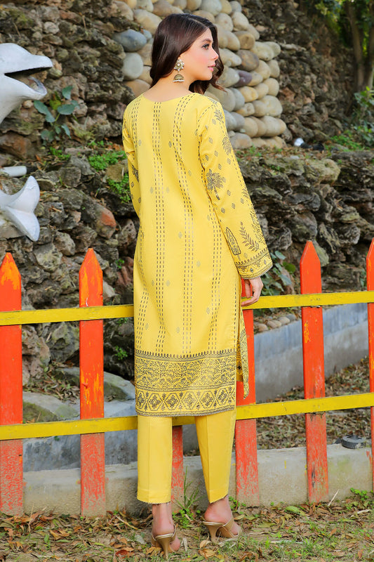 Embroidered Cotton Lawn Suit