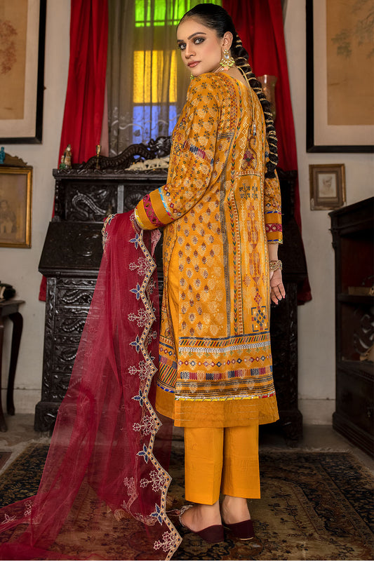Embroidered Jacquard Suit-2516