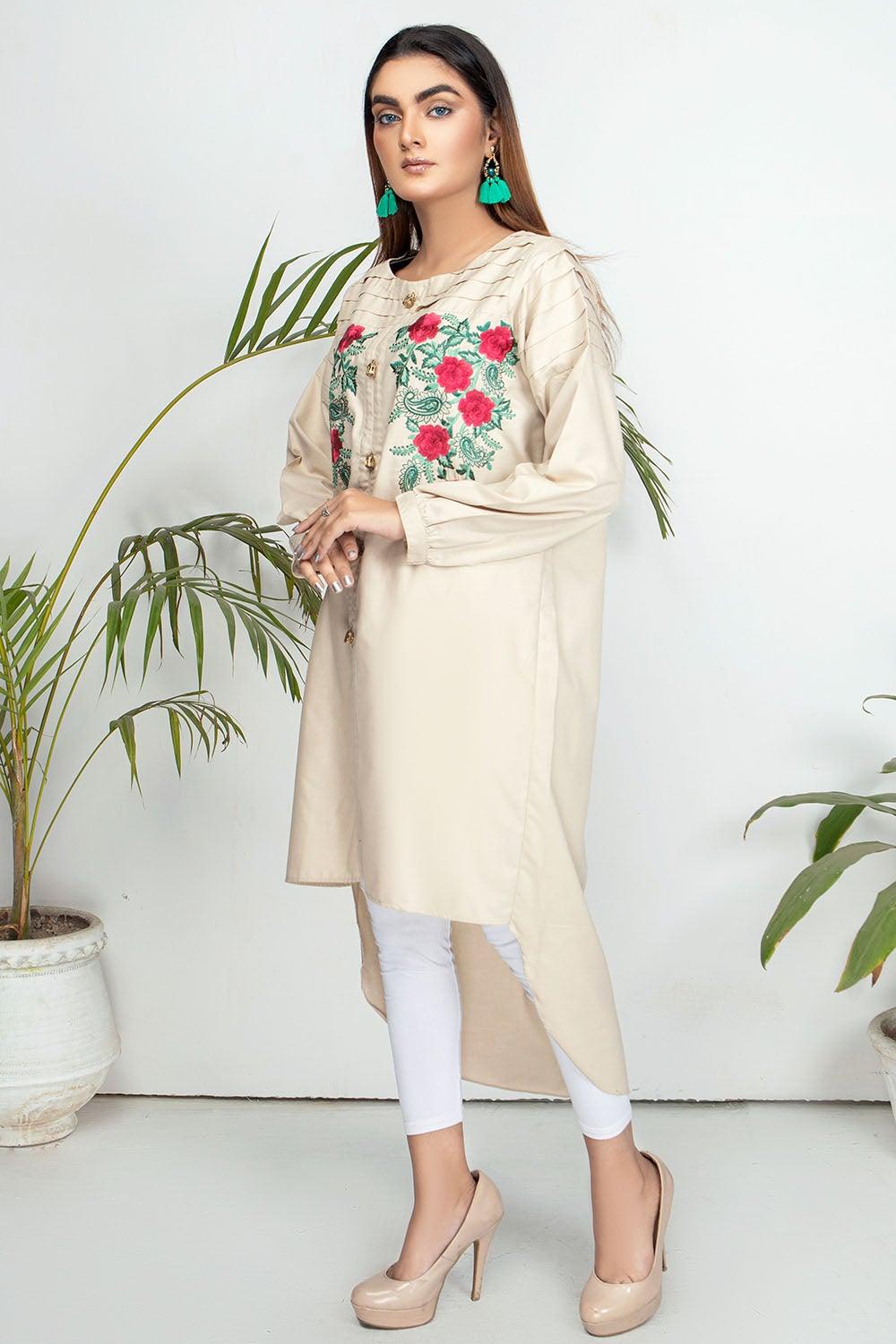 Embroidered Viscose Shirt - Madame