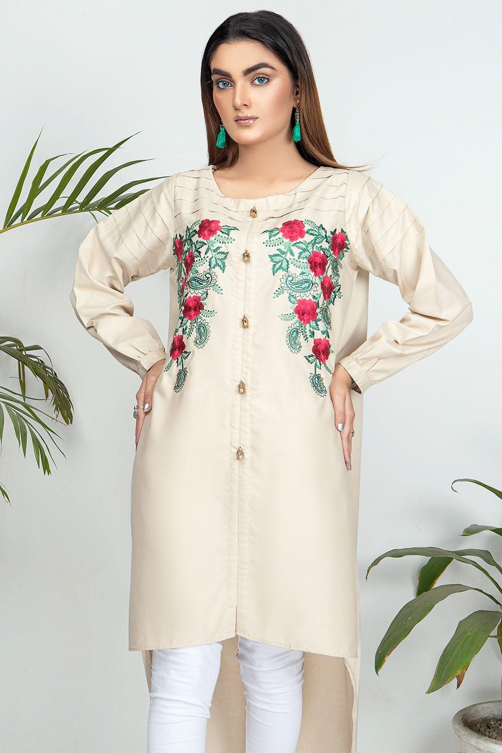 Embroidered Viscose Shirt - Madame