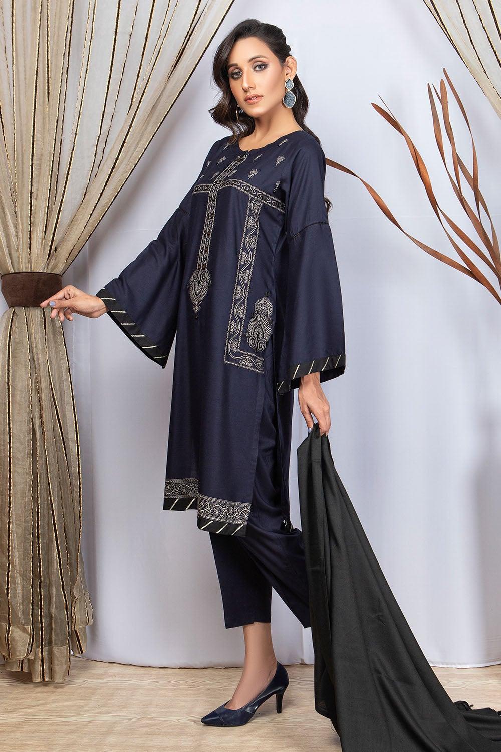 Linen Embroidery Suit - Madame