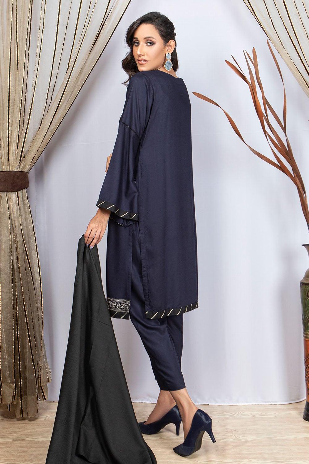 Linen Embroidery Suit - Madame