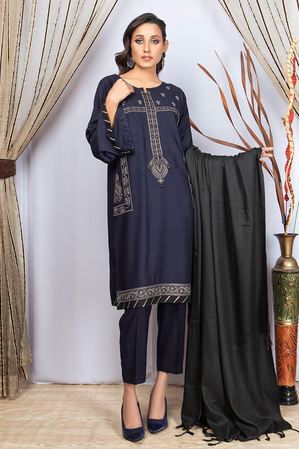 Linen Embroidery Suit - Madame