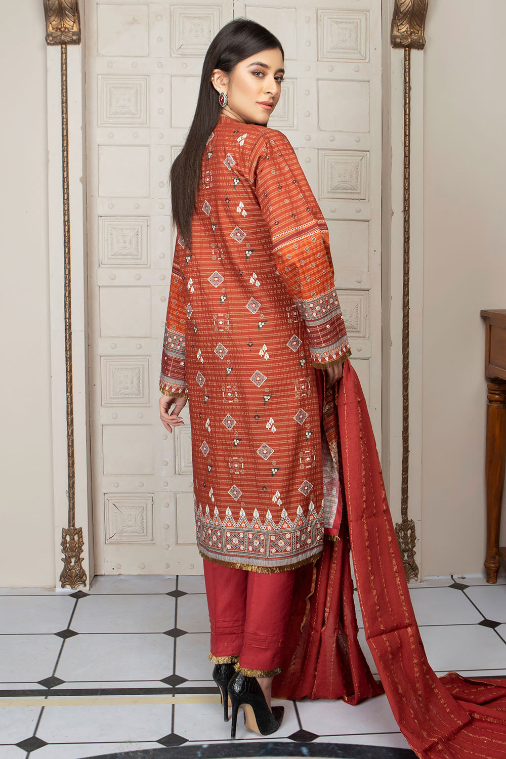 Embroidered Notika Jacquard Digital Khadder-2427