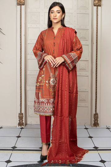 Embroidered Notika Jacquard Digital Khadder-2427