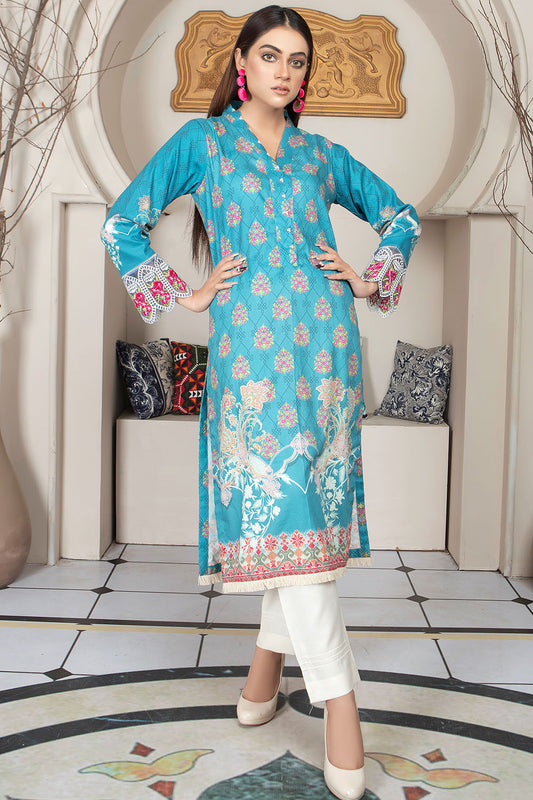 Embroidered Dhanak Digital 2pc-2436