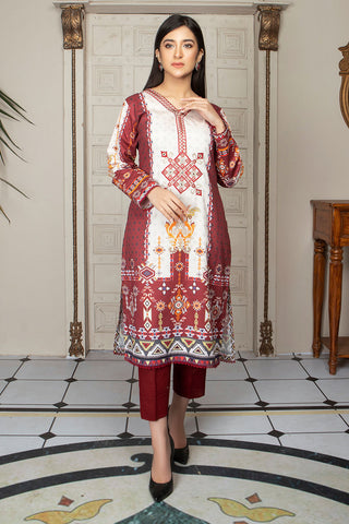 Embroidered Dhanak Digital 2pc-2437