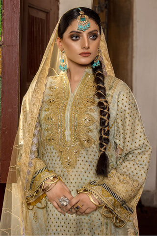 Embroidered Jacquard Suit -2511