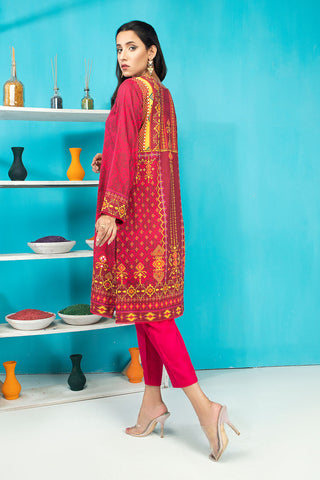 Embroidered Dhanak Suit-2439