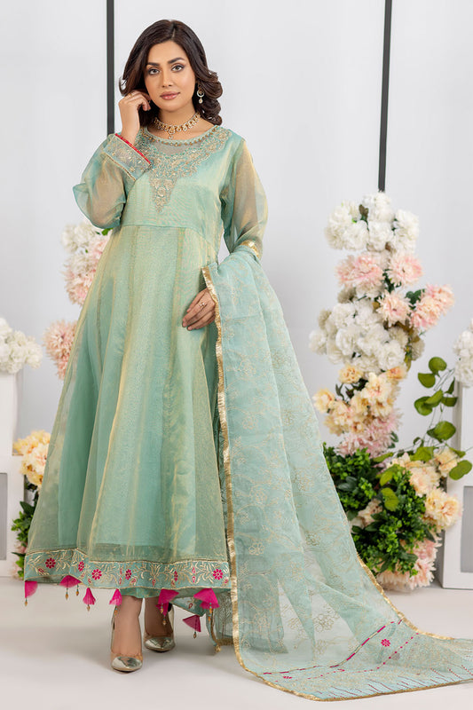 Embroidered Missouri Frock Suit - 4006