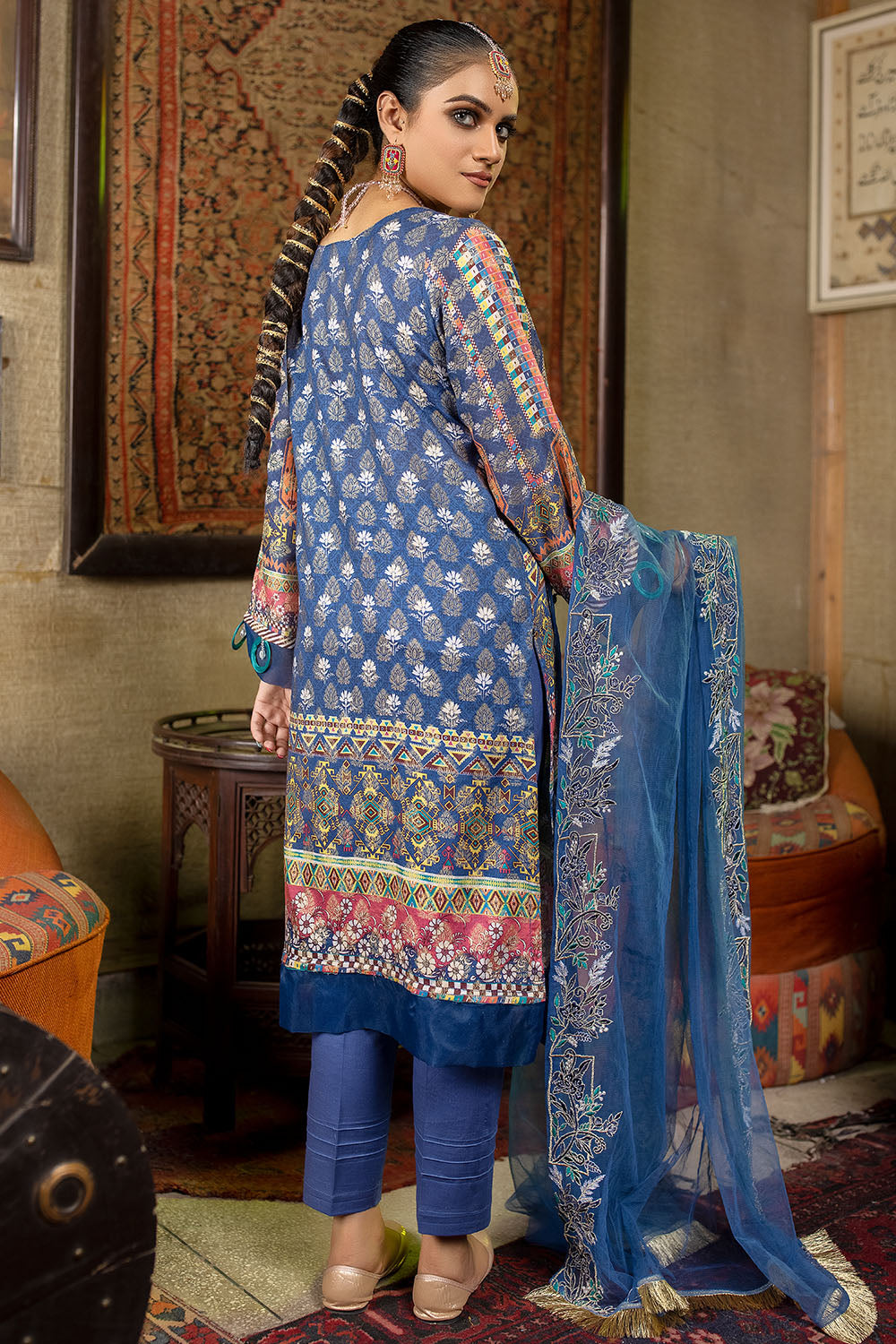 Embroidered jacquard Suit-2517