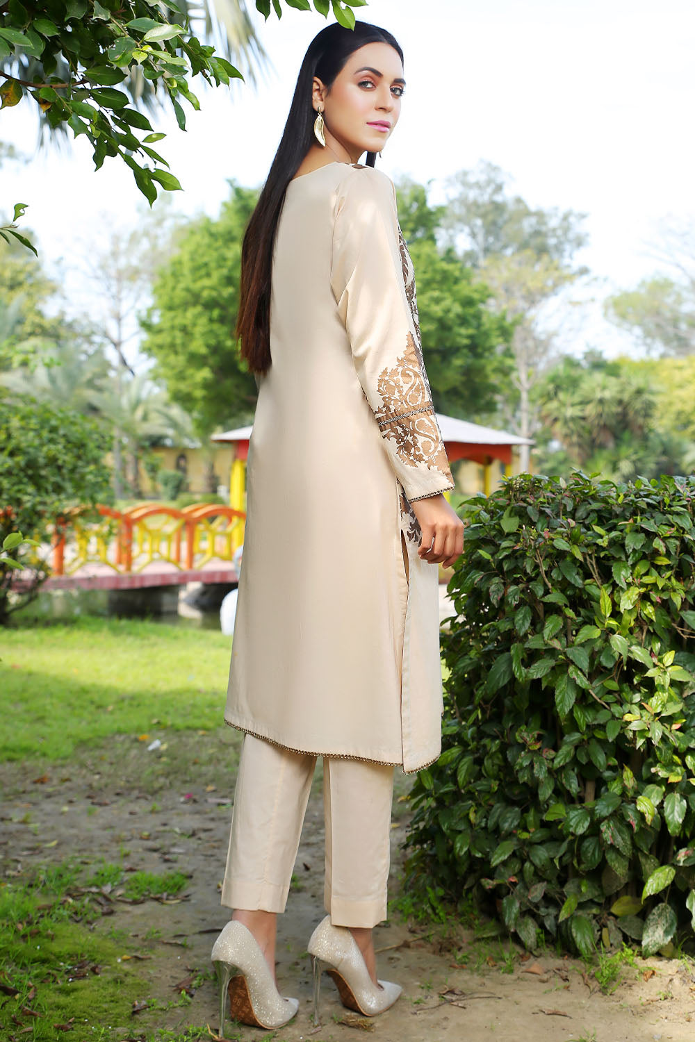 Embroidered Cotton Lawn Suit