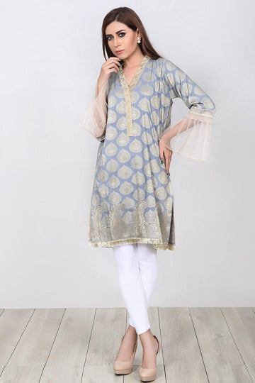 Embroidered Jacquard Shirt - Madame