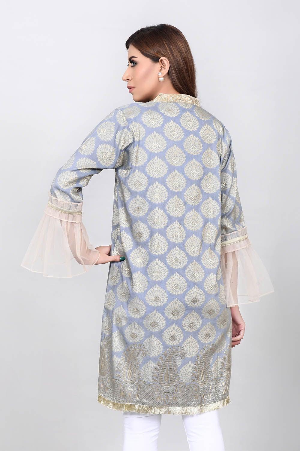 Embroidered Jacquard Shirt - Madame