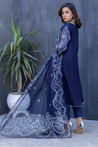 Mirror Embroidered Cotton Lawn Suit-2582